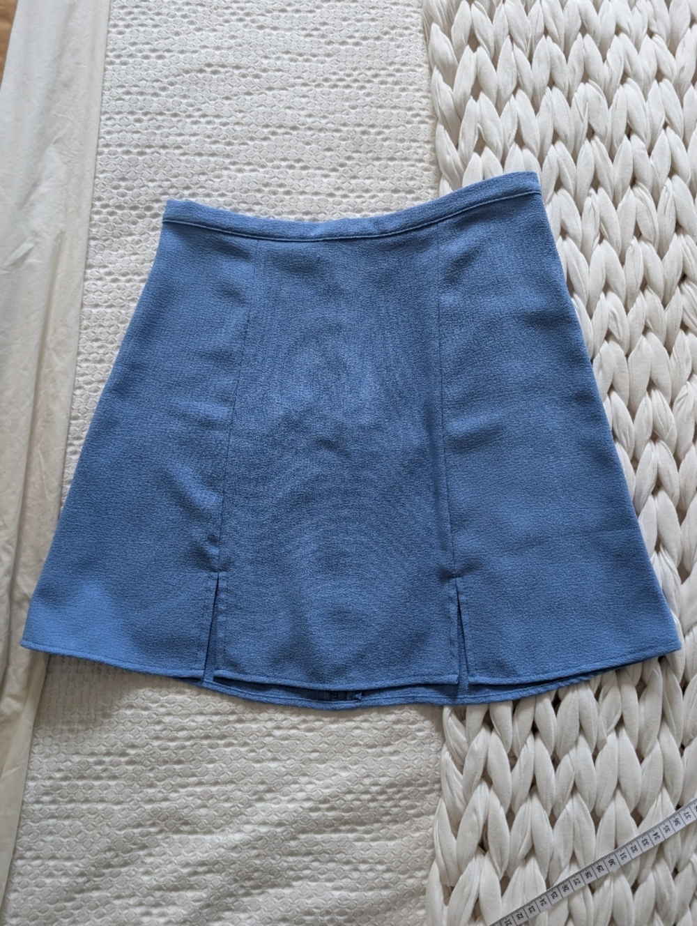 American Apparel Split Hem Mini Skirt